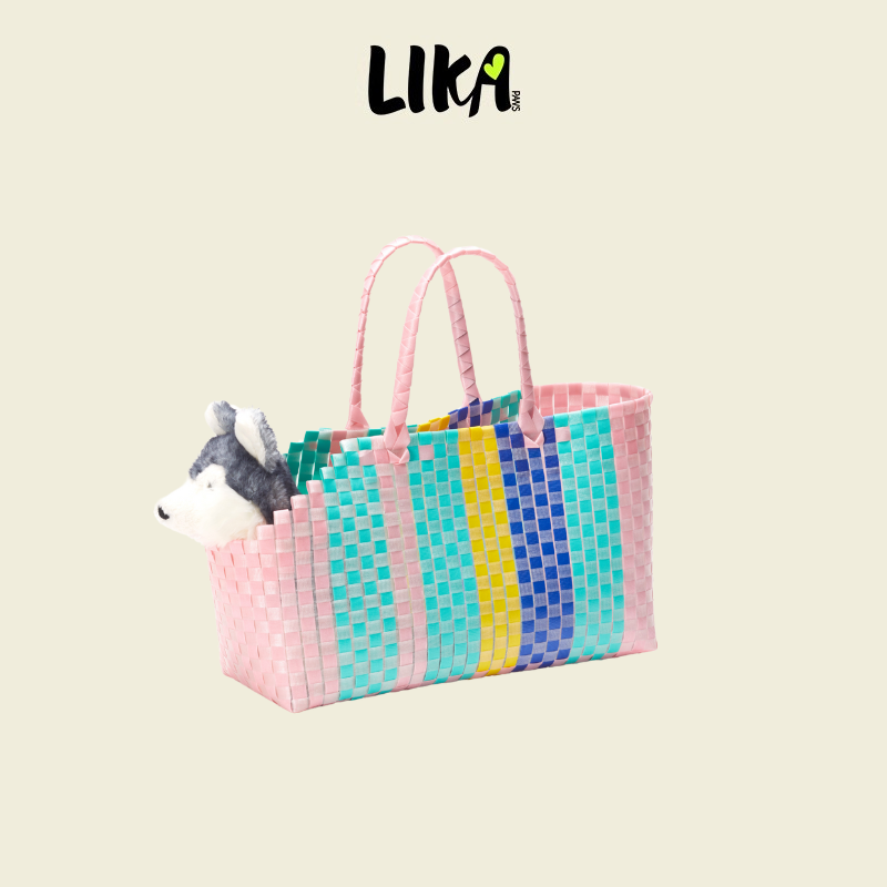 Lightweight Summer Pet Carrier Pink