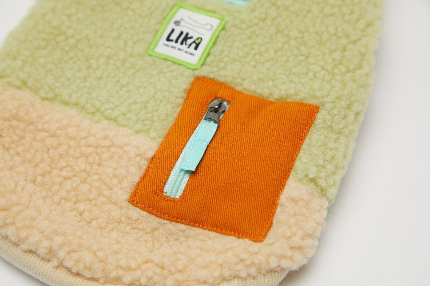 Outdoor Adventure Fleece Coat Green Brown Fall Winter Collection