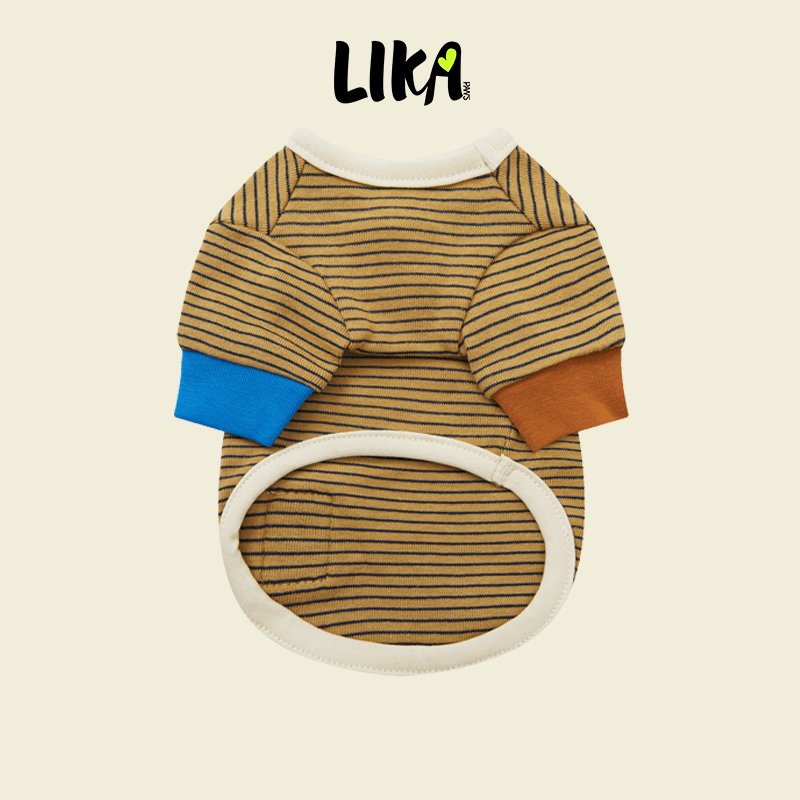 7x24 With You Short Sleeved Shirt - Khaki Black - Shirt - LIKAPAWS