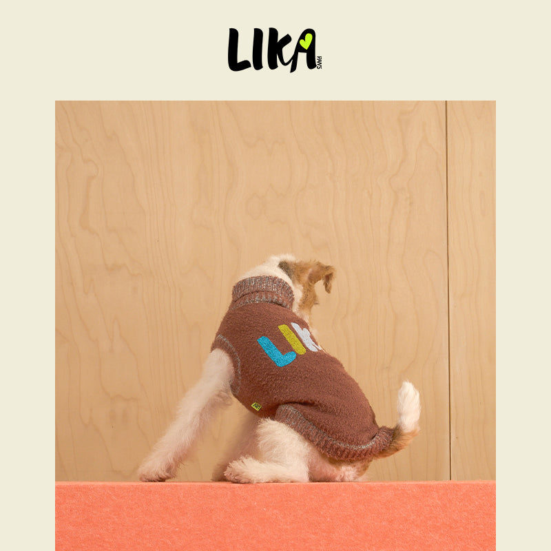 Soufflé Soft Dog Sweater Brown