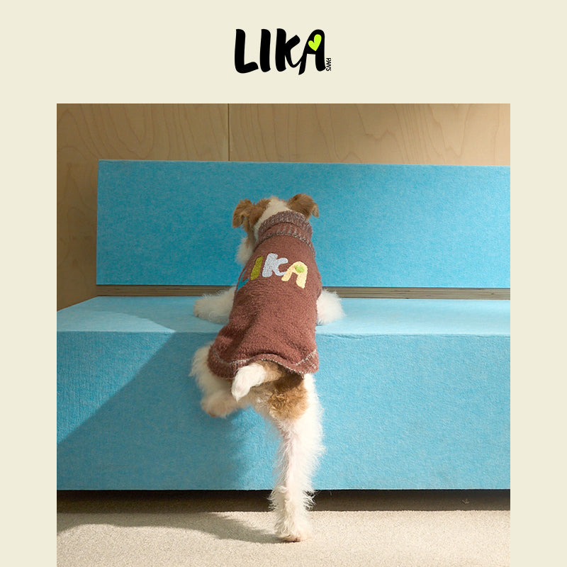 Soufflé Soft Dog Sweater Brown