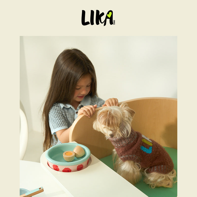 Soufflé Soft Dog Sweater Brown
