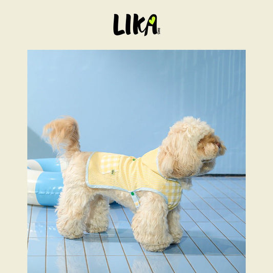 Hooded Summer Shirt Yellow - Summer Shirt - LIKAPAWS