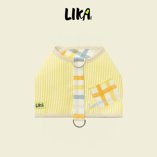 Vaca Time Vest Harness - Lemon Yellow - Pet Accessories - LIKAPAWS