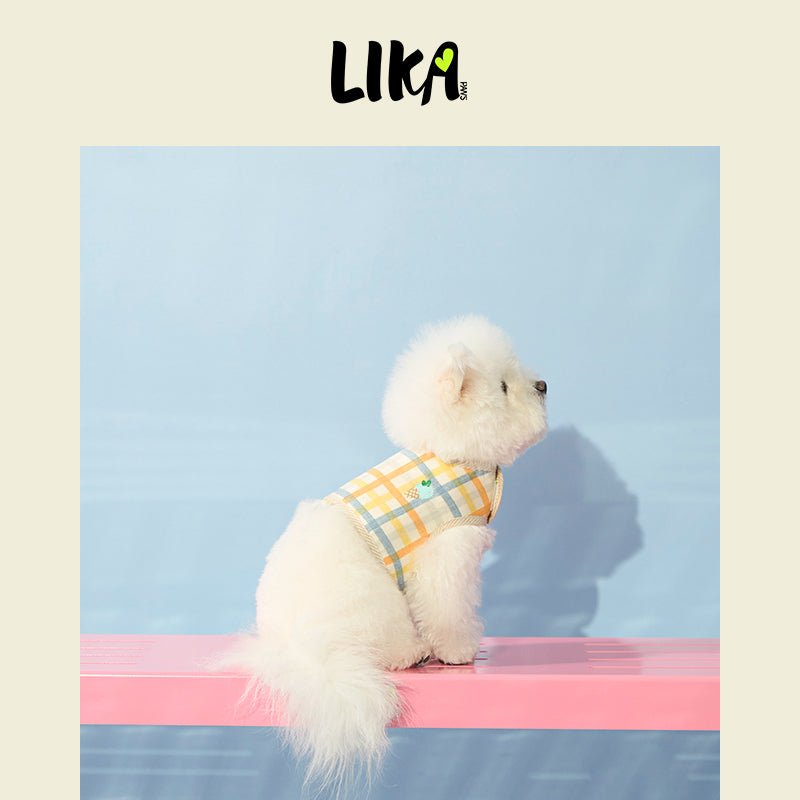 Vaca Time Vest Harness - Lemon Yellow - Pet Accessories - LIKAPAWS