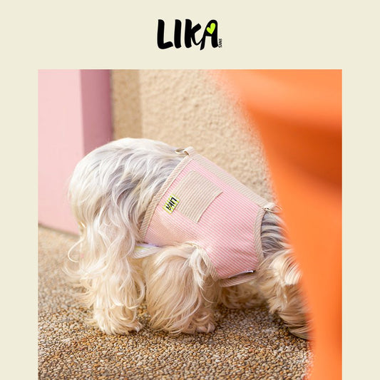 Vaca Time Vest Harness - Rose Pink/Green - Pet Accessories - LIKAPAWS