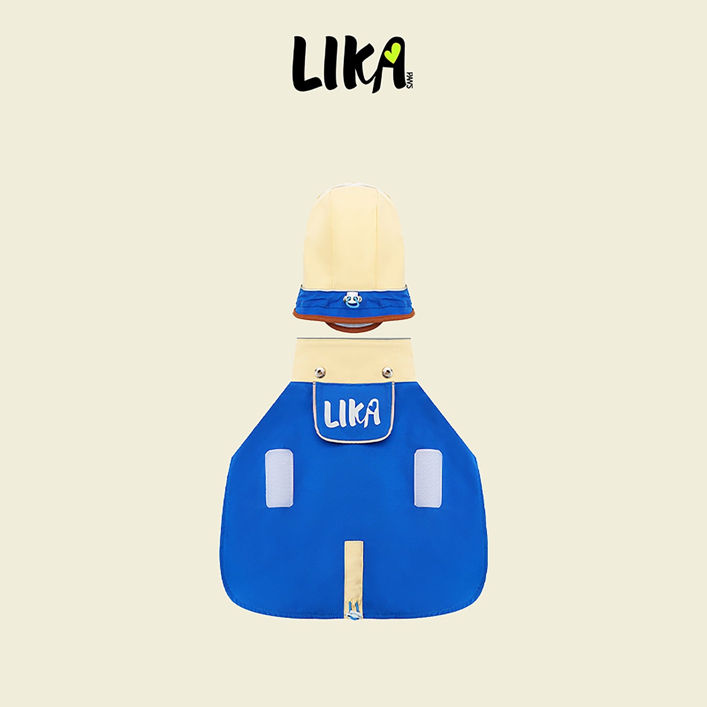 Water Proof Rain Coat - Blueberry Cream - Raincoat - LIKAPAWS