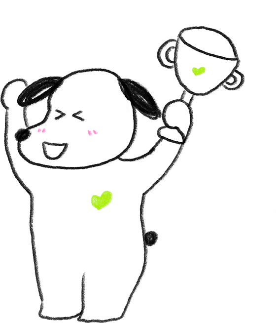 Award Winner Dog Illustration