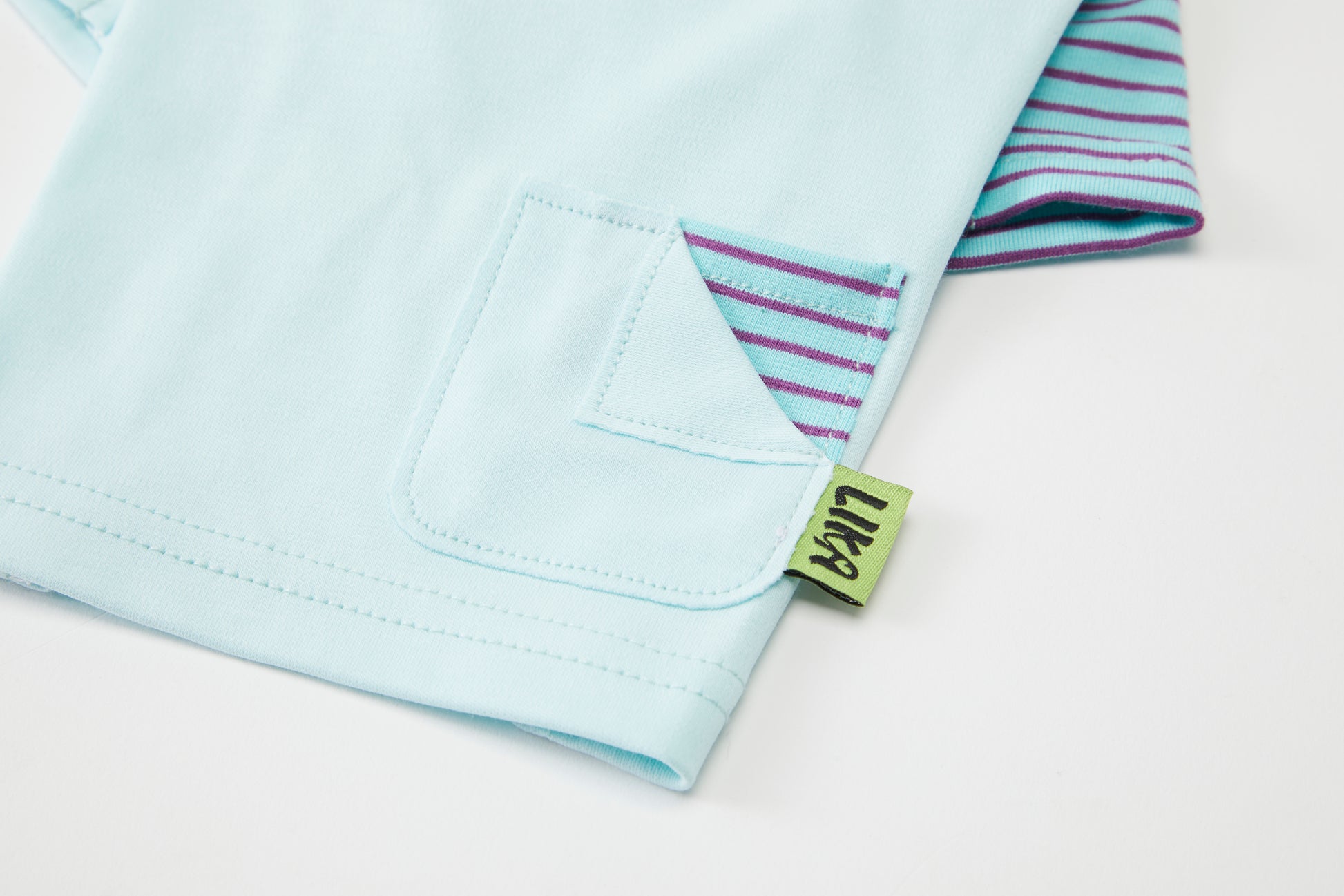 Color-Block T-Shirt Blue Spring Summer Collection