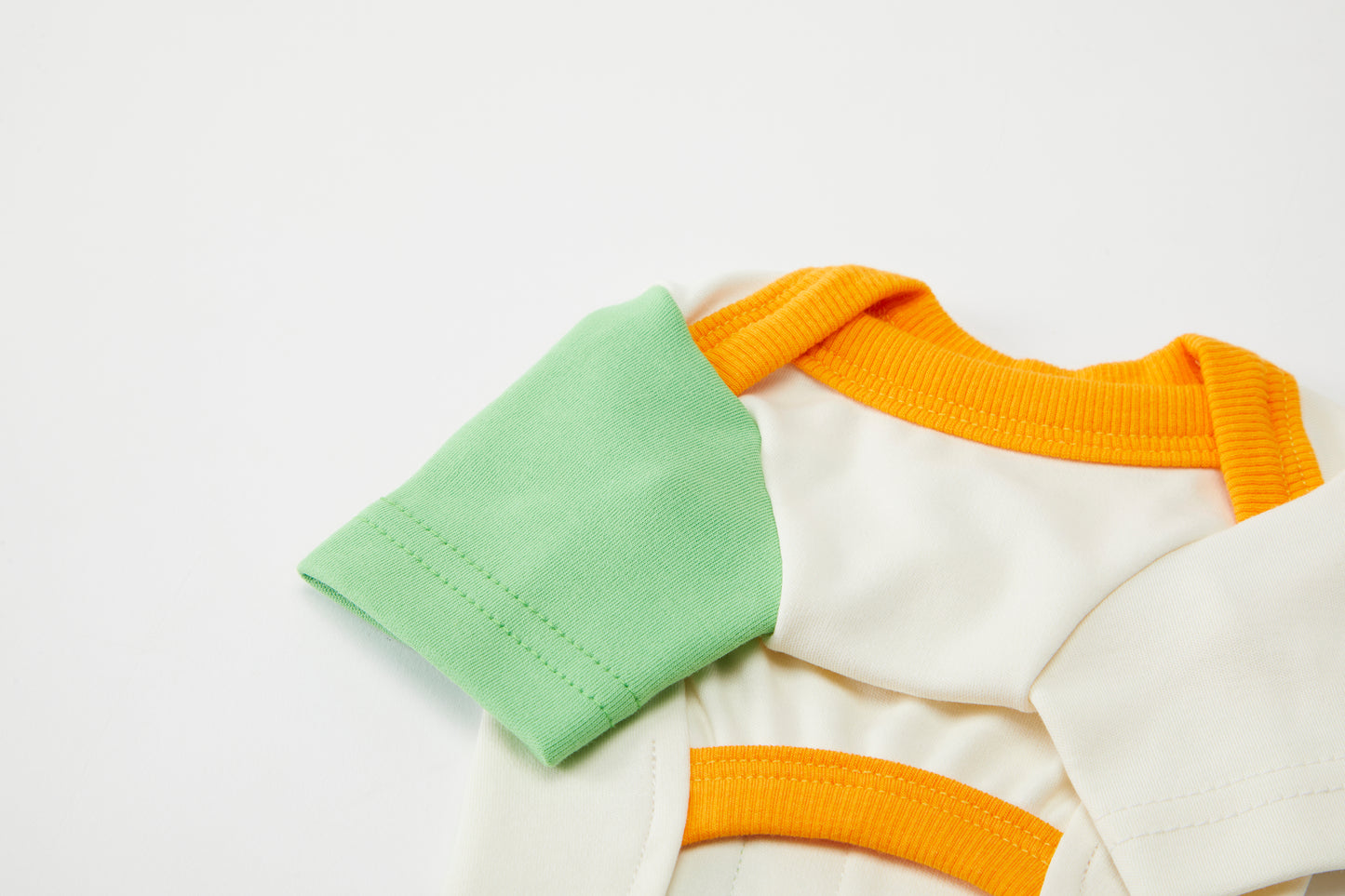Color-Block T-Shirt Orange Spring Summer Collection