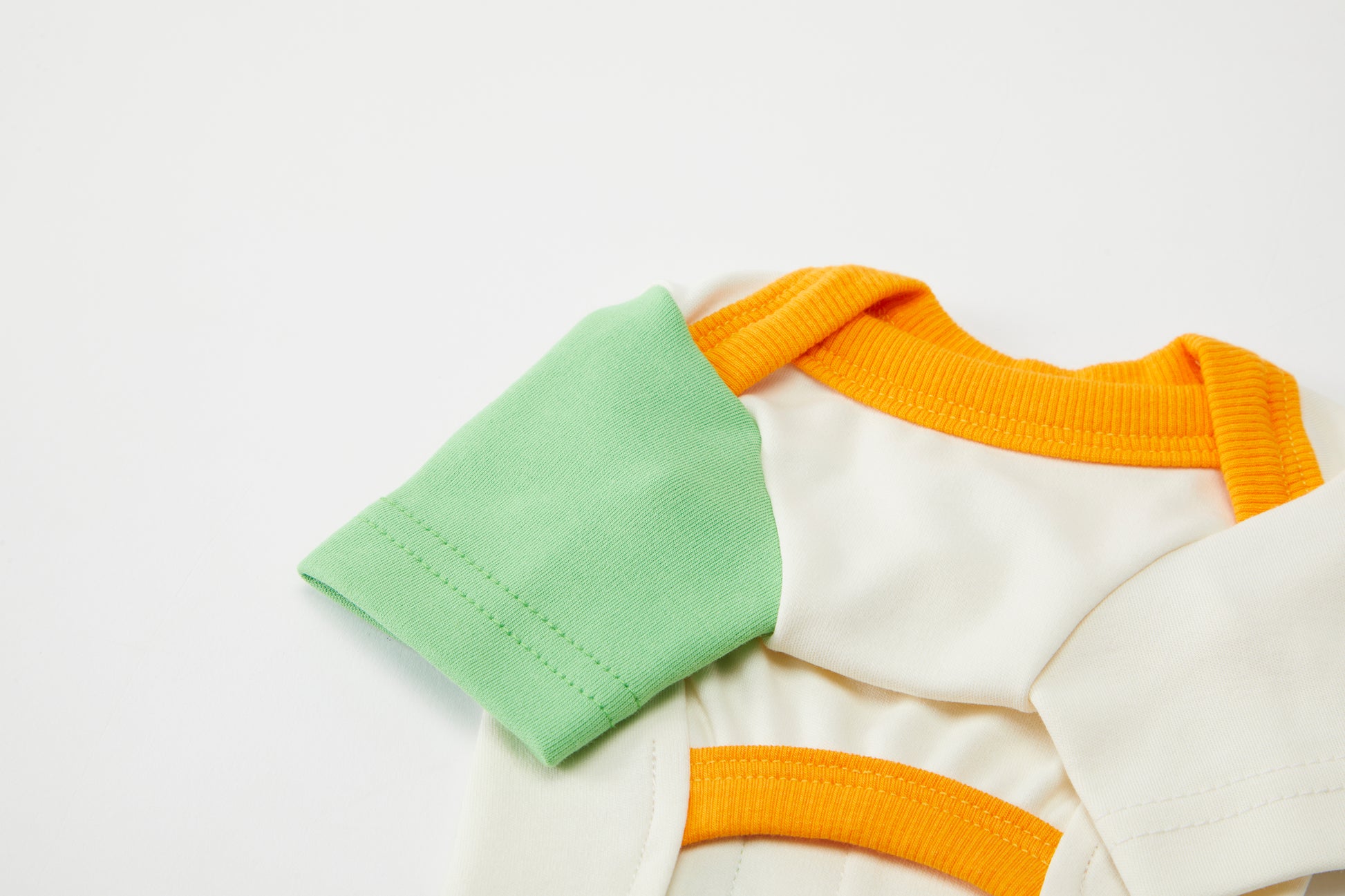 Color-Block T-Shirt Orange Spring Summer Collection