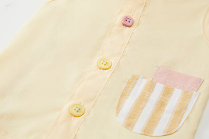 Summer Vacation Shirt & Hat Yellow Spring Summer Collection