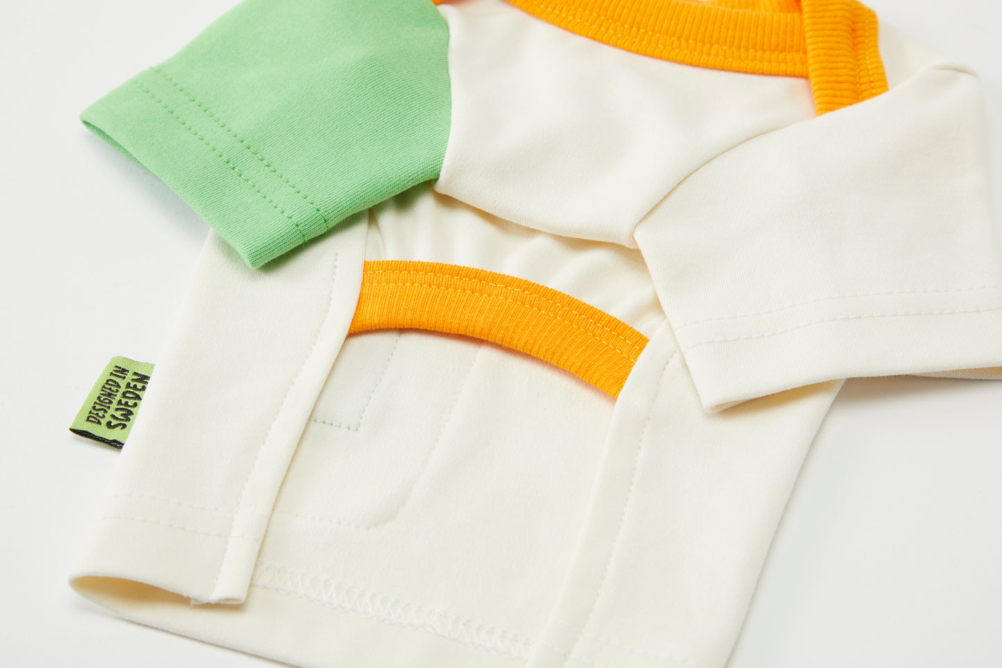 Color-Block T-Shirt Orange Spring Summer Collection