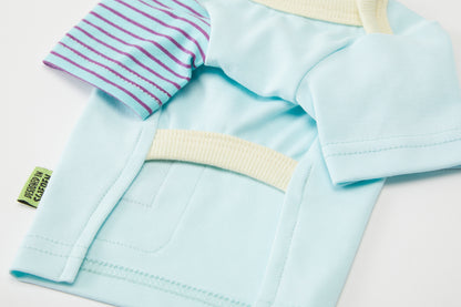 Color-Block T-Shirt Blue Spring Summer Collection