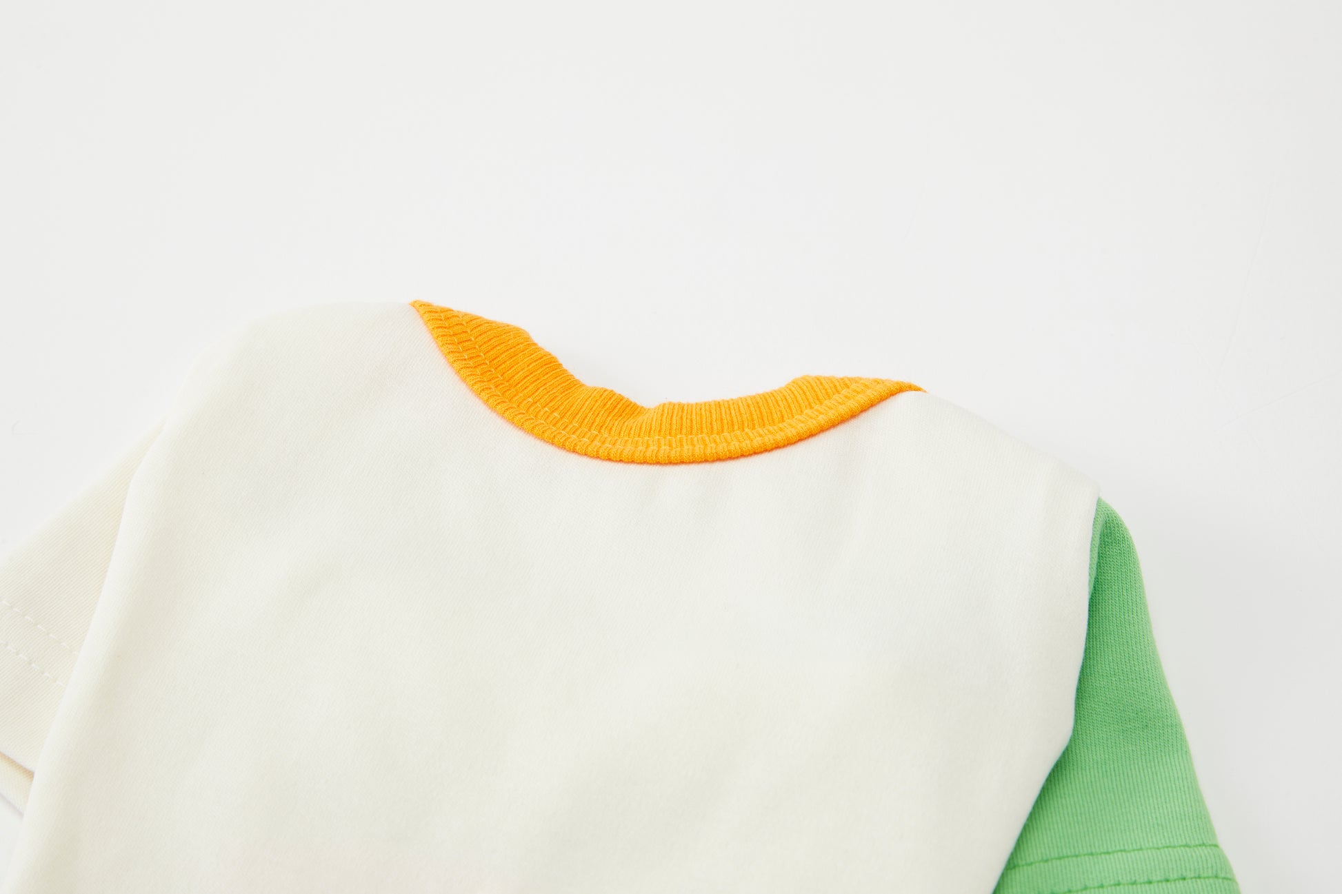 Color-Block T-Shirt Orange Spring Summer Collection