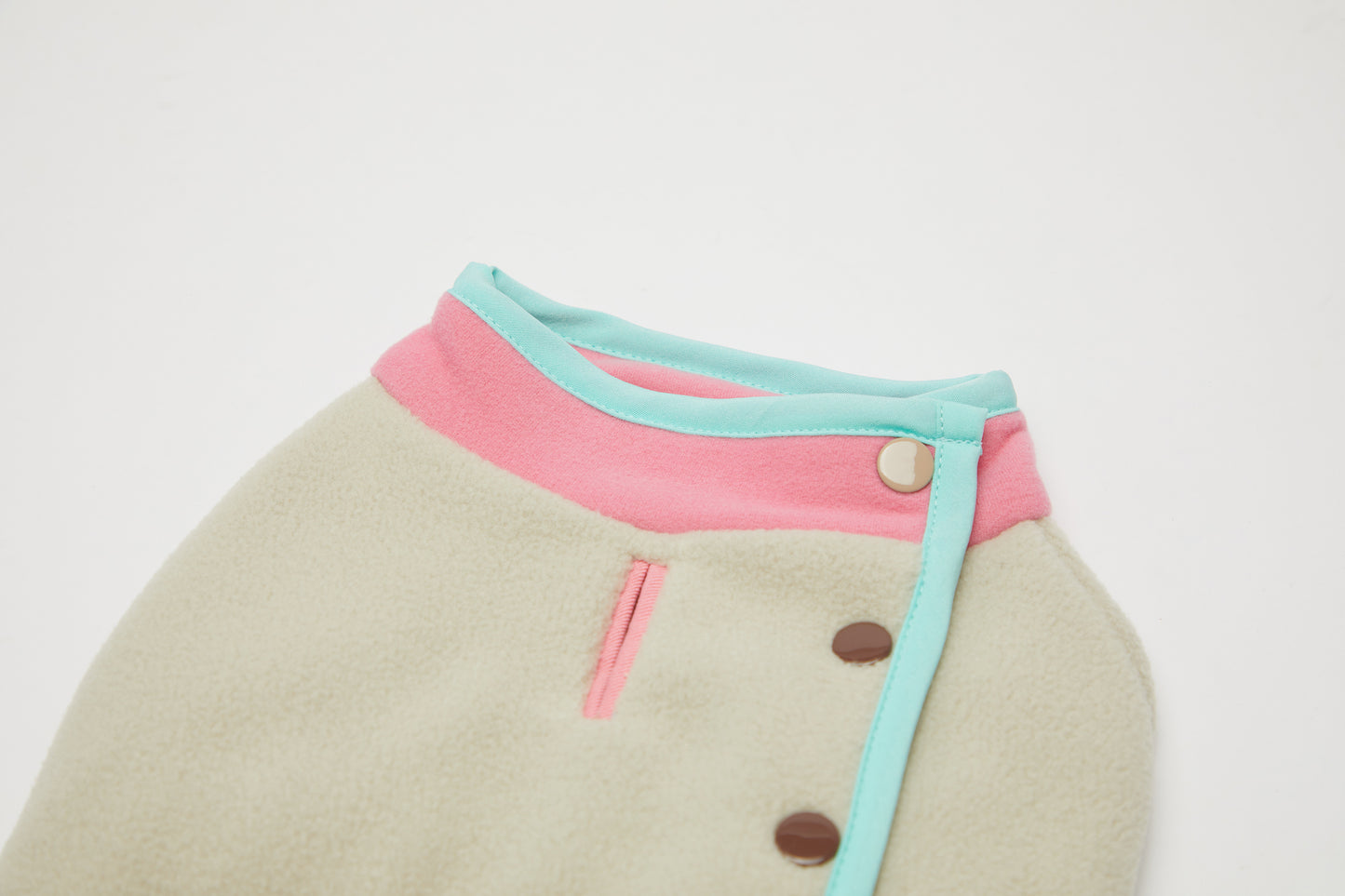 Outdoor Adventure Fleece Coat Pink Brown Fall Winter Collection