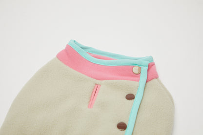 Outdoor Adventure Fleece Coat Pink Brown Fall Winter Collection