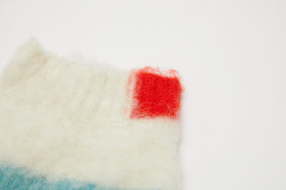 Fluffy Sweater Cream Red Spring Summer Collection