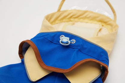 Water Proof Raincoat Ocean Blue Spring Summer Collection