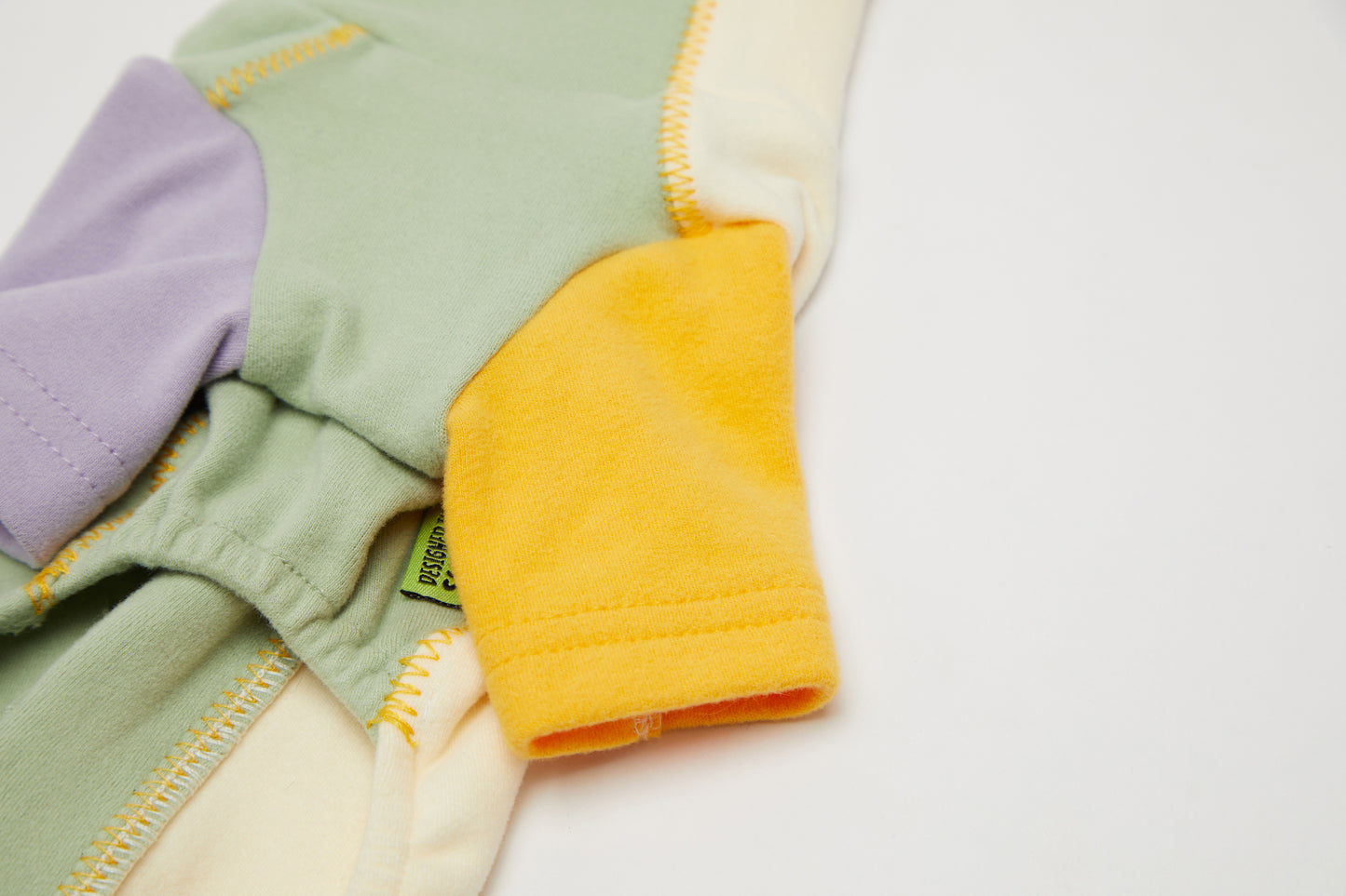 Cozy Dog Onesie Cream Green Spring Summer Collection