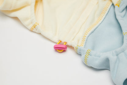 Cozy Dog Onesie Cream Blue Spring Summer Collection