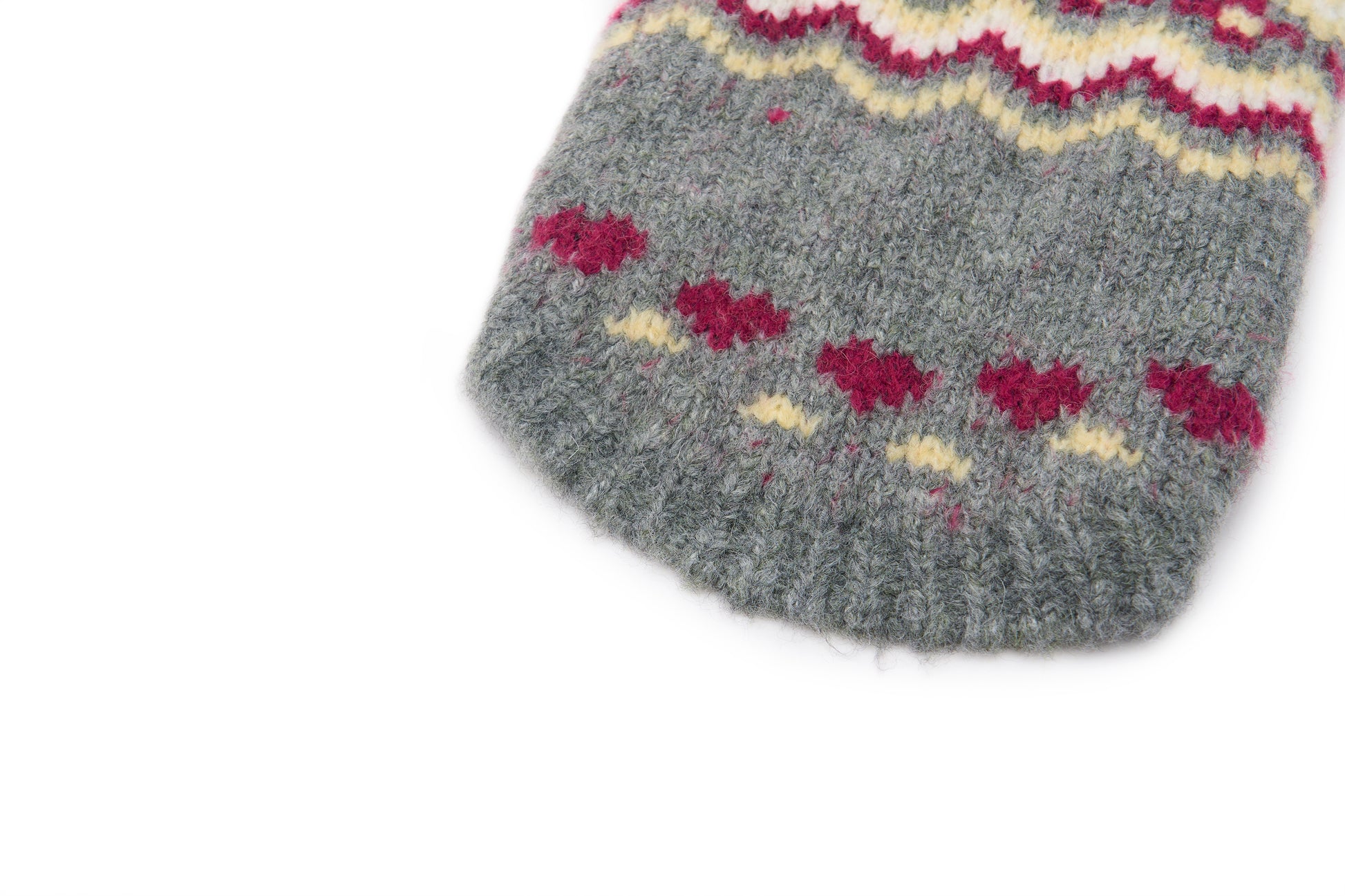 Colorful Fair Isle Sweater Gray Fall Winter Collection