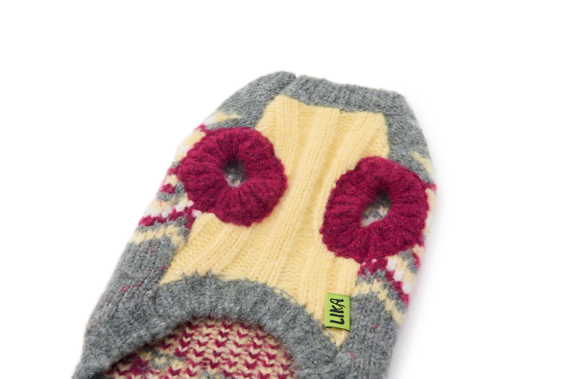 Colorful Fair Isle Sweater Gray Fall Winter Collection