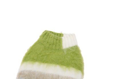 Velvet Brushed Sweater Green Fall Winter Collection