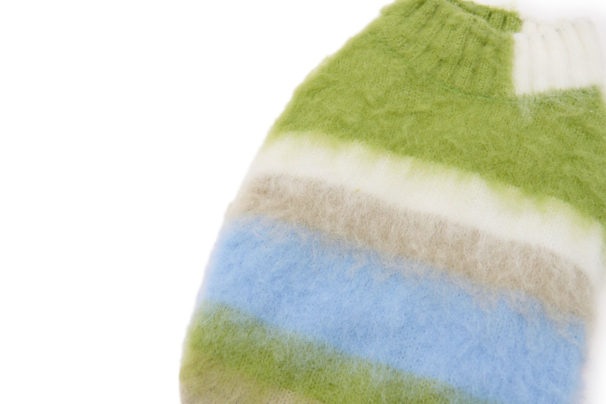 Velvet Brushed Sweater Green Fall Winter Collection