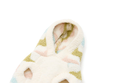 Striped Doodle Hooded Loungewear Green Fall Winter Collection