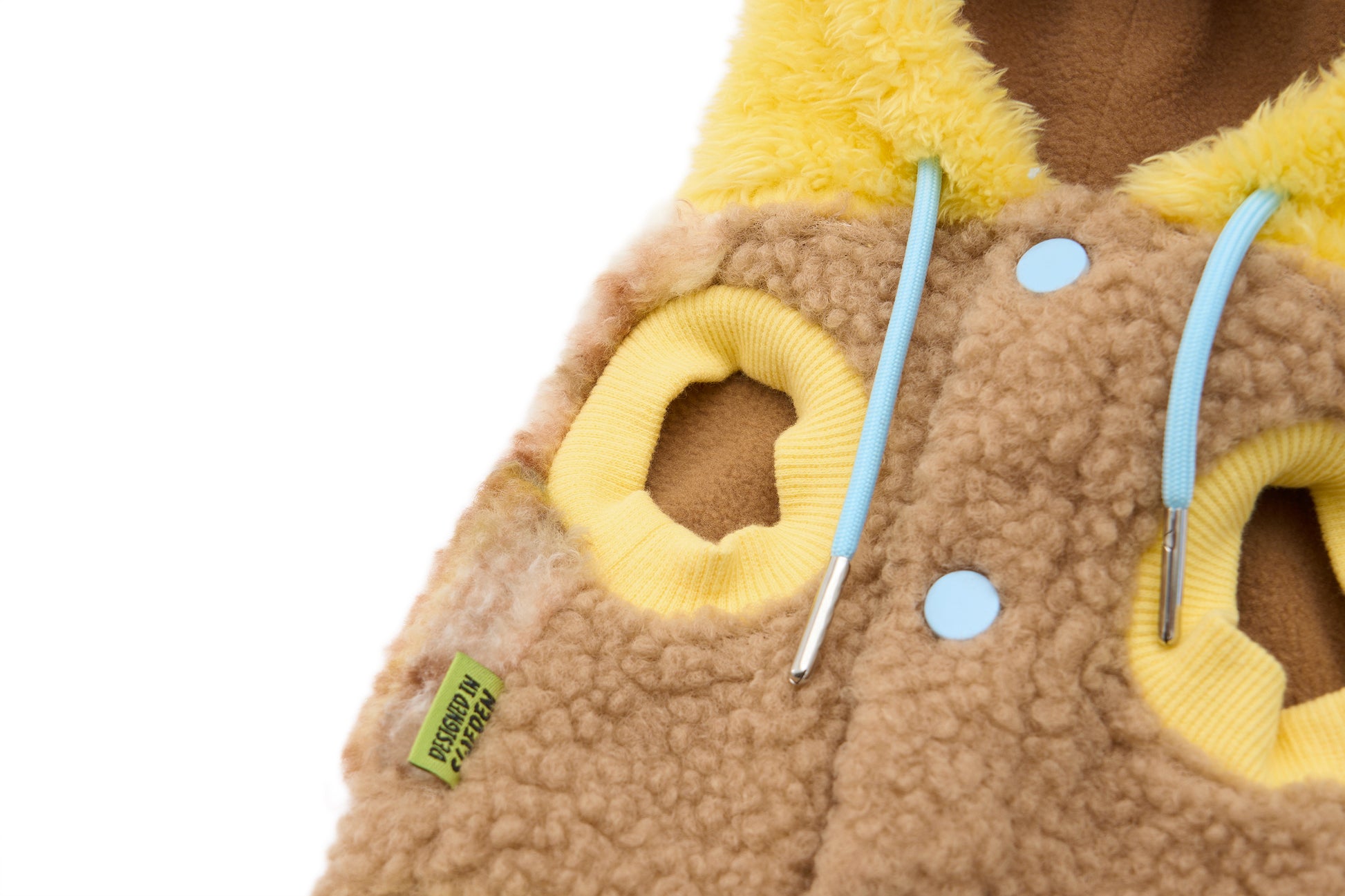 Outdoor Adventure Sherpa Coat Yellow Fall Winter Collection