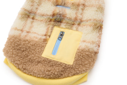 Outdoor Adventure Sherpa Coat Yellow Fall Winter Collection