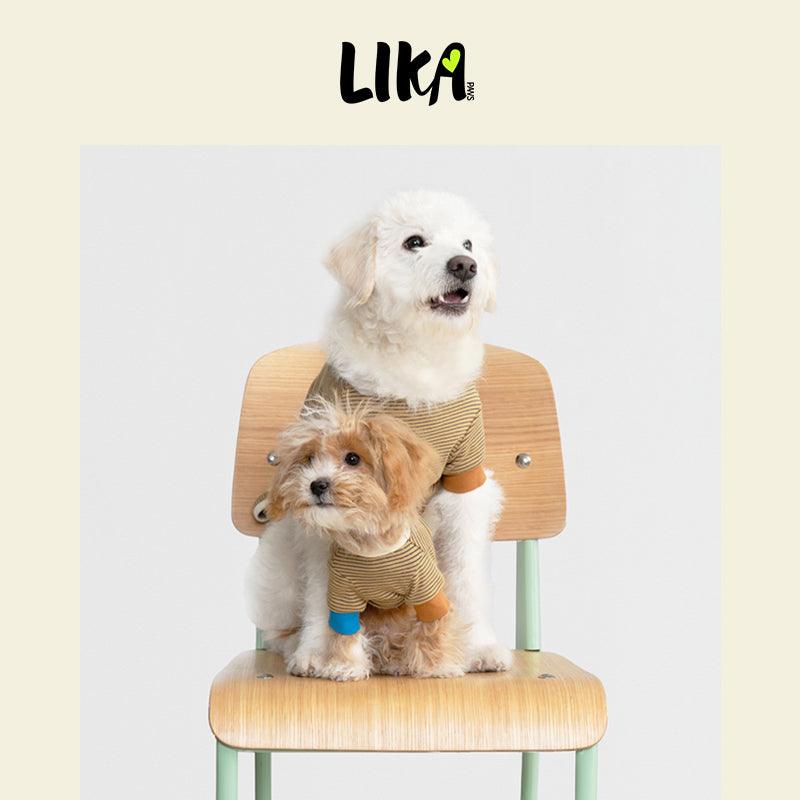 7x24 With You Short Sleeved Shirt - Khaki Black - Shirt - LIKAPAWS