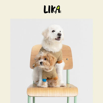 7x24 With You Short Sleeved Shirt - Khaki Black - Shirt - LIKAPAWS