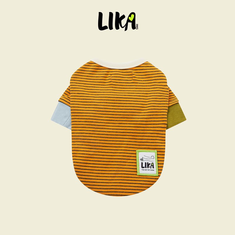 7x24 With You Short Sleeved Shirt - Yellow Black - Shirt - LIKAPAWS