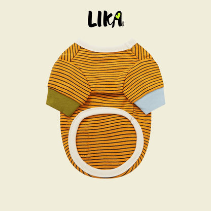 7x24 With You Short Sleeved Shirt - Yellow Black - Shirt - LIKAPAWS