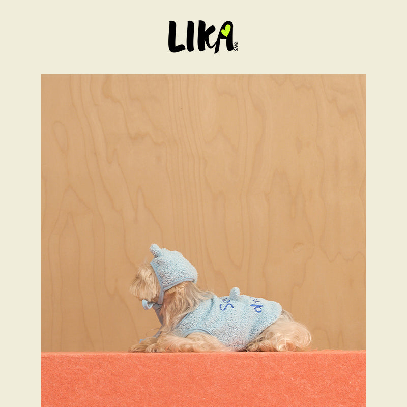 Daydream Plush Loungewear Set Blue