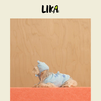 Daydream Plush Loungewear Set Blue