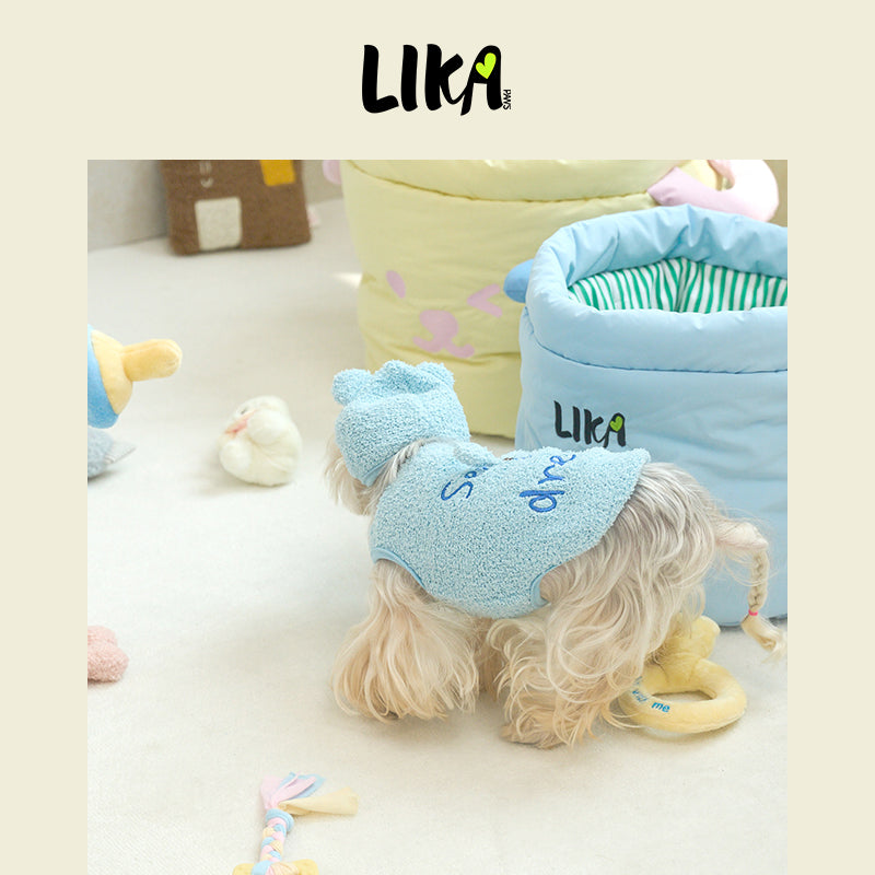 Daydream Plush Loungewear Set Blue