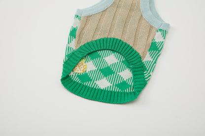 Cooling Lyocell Knitted Top Green Spring Summer Collection