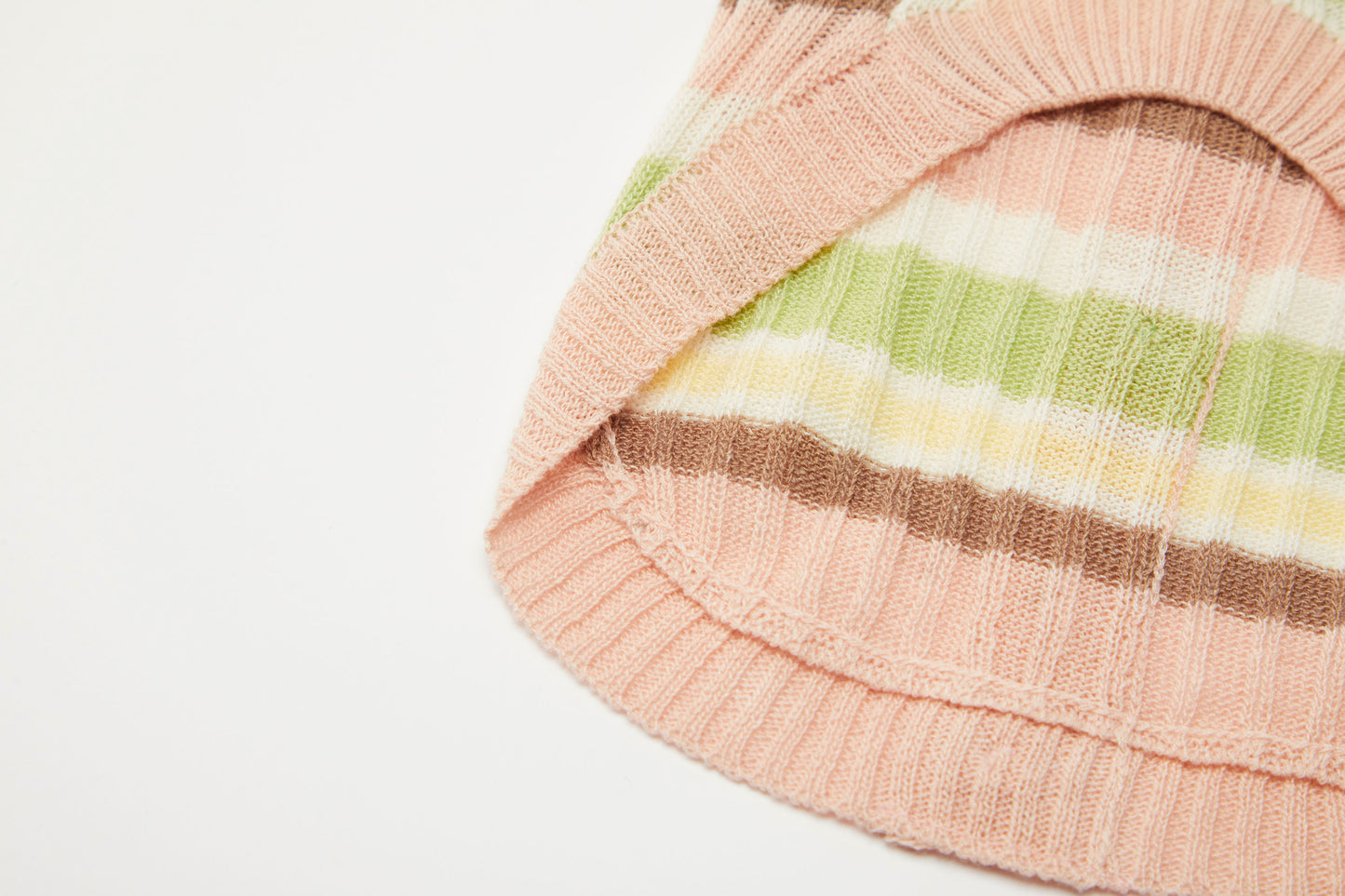 Breathable Linen-Blend Dog Knitwear Pink Spring Summer Collection