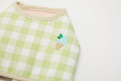 Reversible Dog Harness Pink Spring Summer Collection