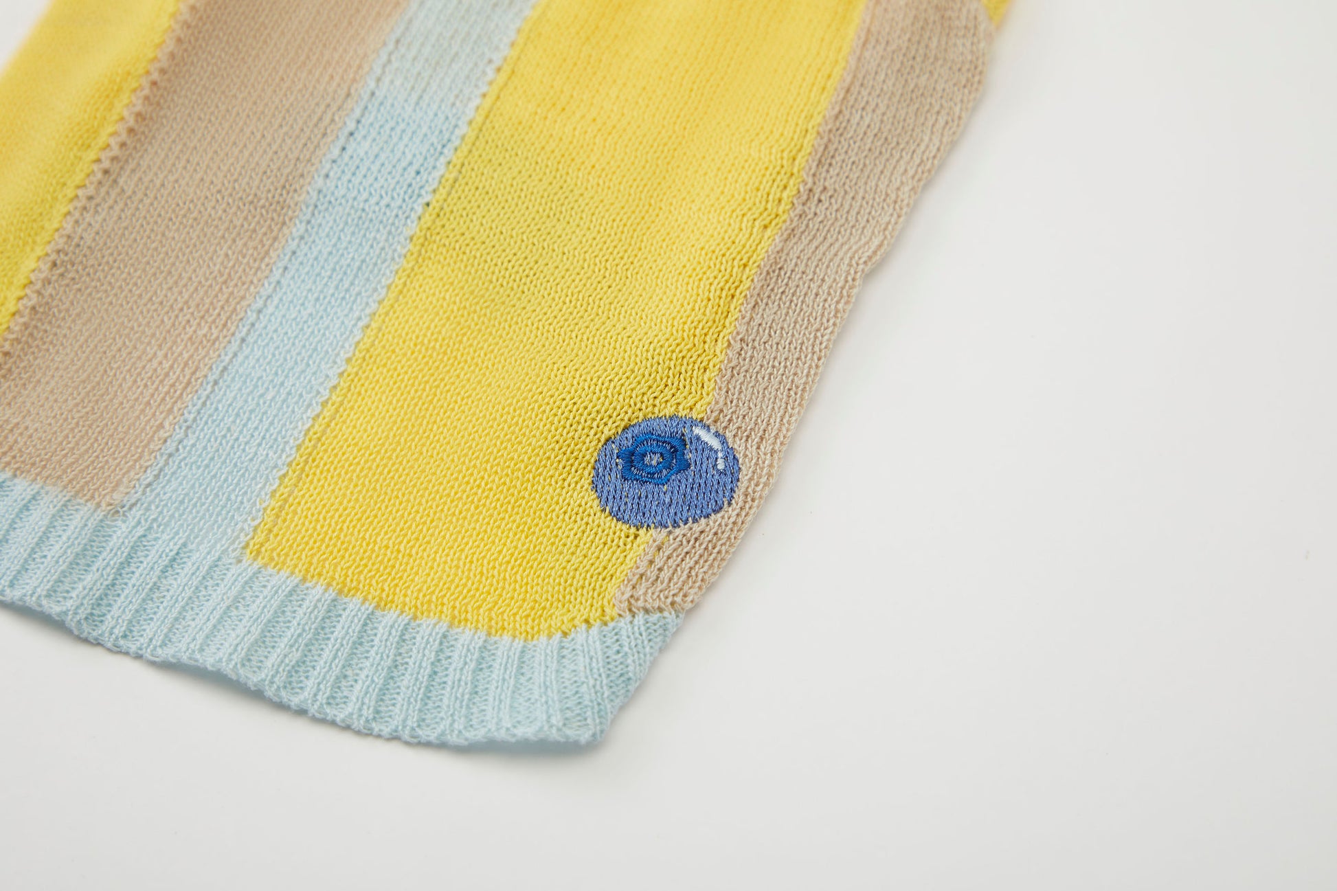 Cooling Lyocell Knitted Top Yellow Spring Summer Collection