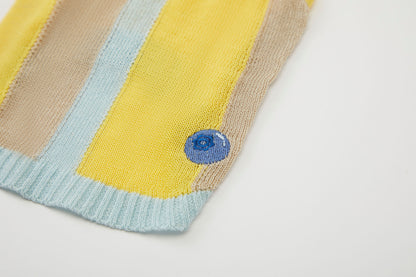 Cooling Lyocell Knitted Top Yellow Spring Summer Collection