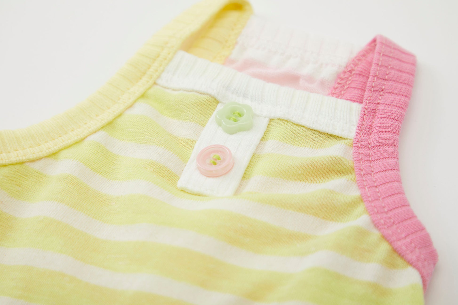 Breathable Linen-Blend Striped Dog Top Green Spring Summer Collection