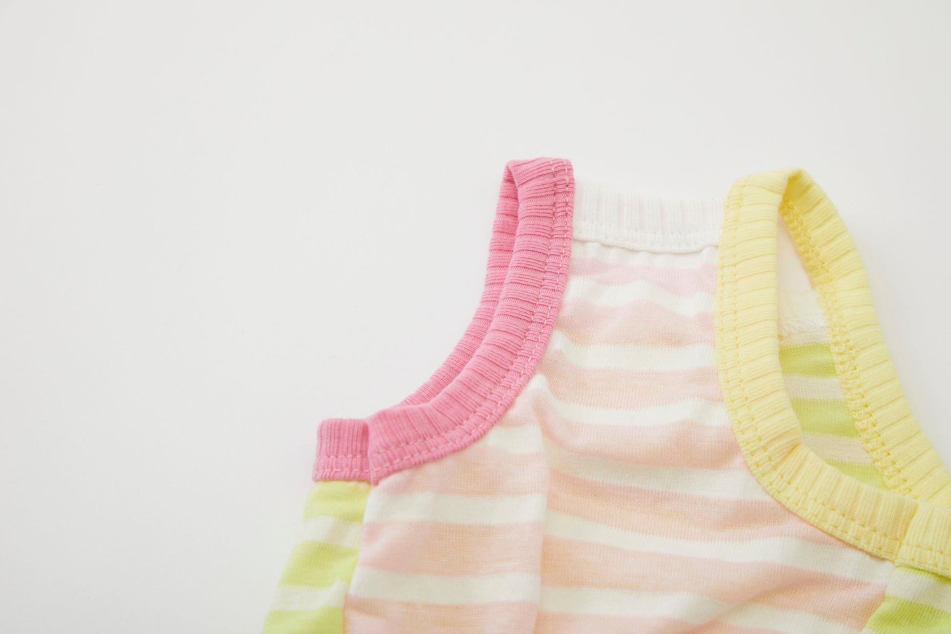 Breathable Linen-Blend Striped Dog Top Green Spring Summer Collection