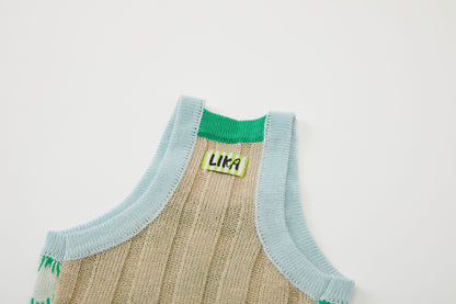 Cooling Lyocell Knitted Top Green Spring Summer Collection