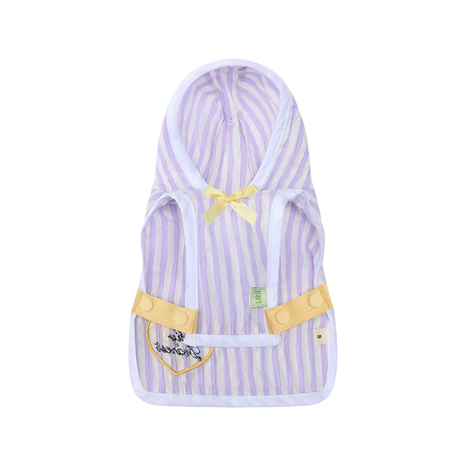 Collage Print Hooded Vest
