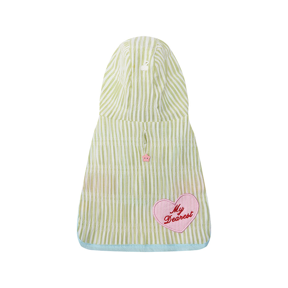 Collage Print Hooded Vest