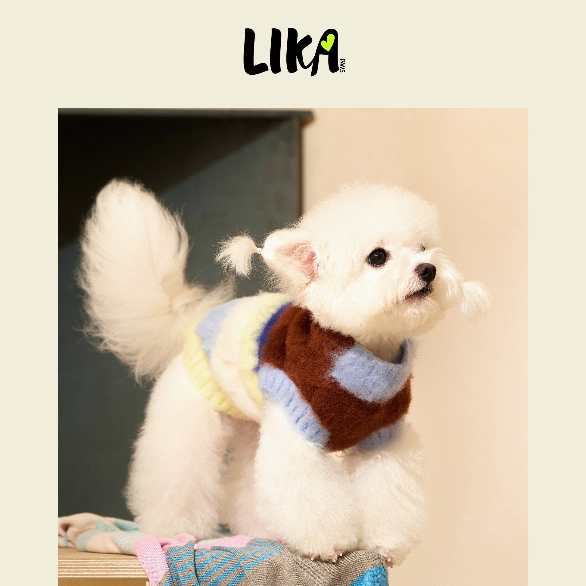 Fluffy Sweater - Creamy Dark Chocolate - Sweater - LIKAPAWS